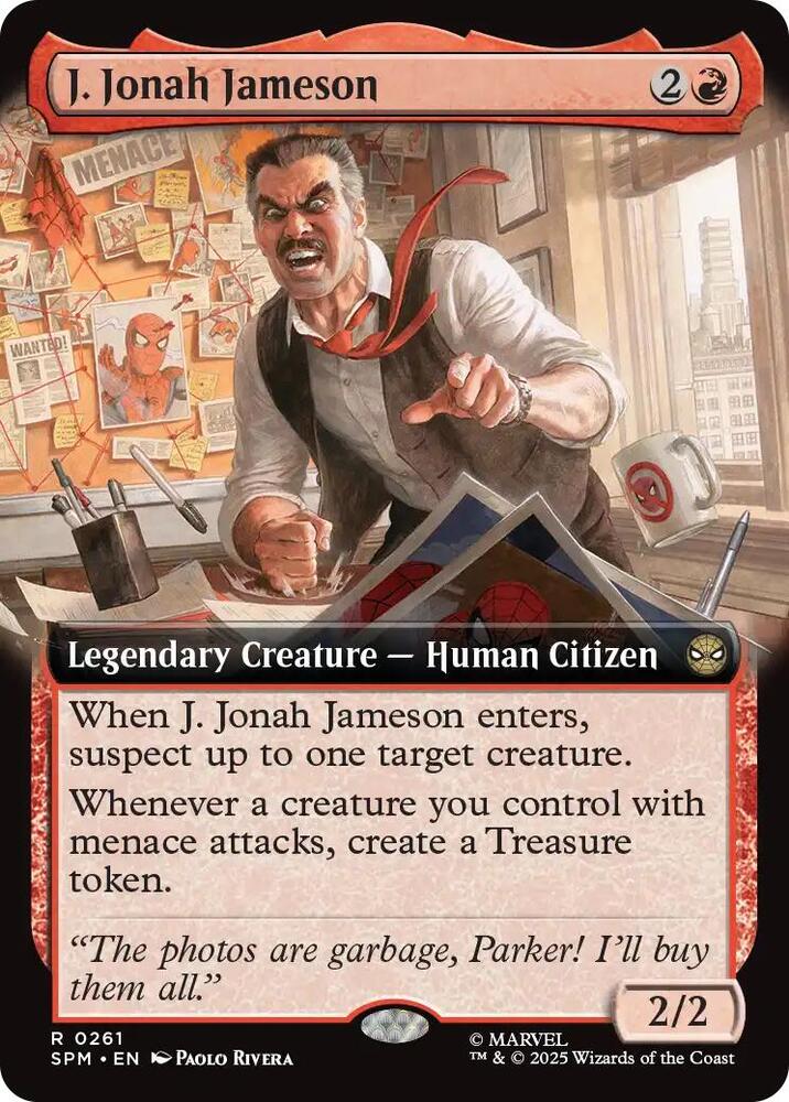 J. Jonah Jameson (Extended Art)
