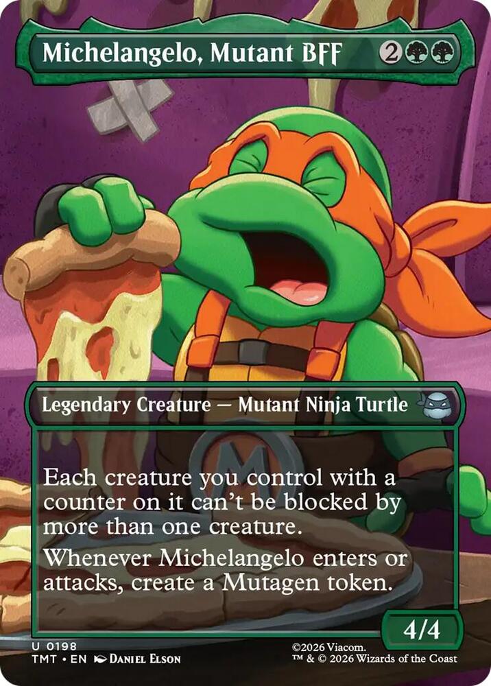Michelangelo, Mutant BFF (Borderless)